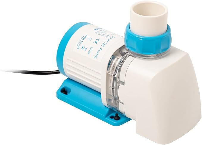 Jecod EP Smart DC Pump with LCD Display Controller for Saltwater Tank (EP-6500M, 1717GPH)