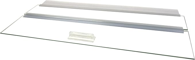(1) Glass Canopy 16x08 - Fits Aquarium Masters/Deep Blue/Seapora 5.5 Regular Aquariums