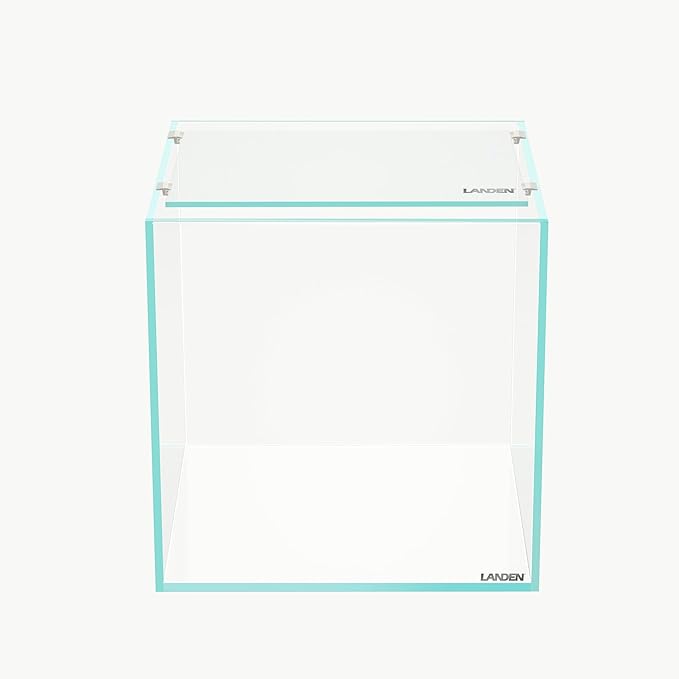 LANDEN 4mm Thick Clear Glass Aquarium Lid, Includes 4 Clips for Secure Placement, 282 x 225mm(11.1x8.86 inches) for 290-294 mm Inner Length Aquariums, Adapted to CB303030, ARF30