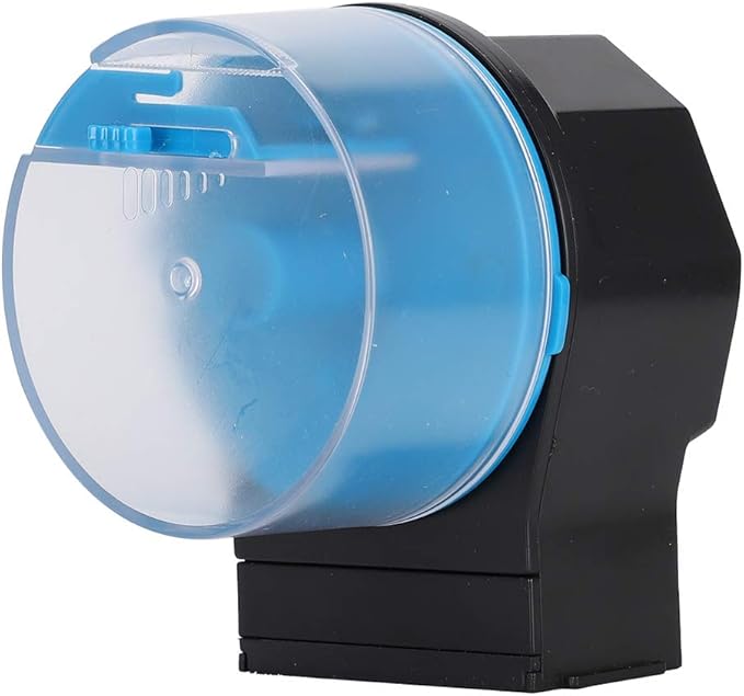 Drfeify Smart Plastic Aquarium Feeder for Fish Tanks Goldfish Tortoise Automatic Food Feeding