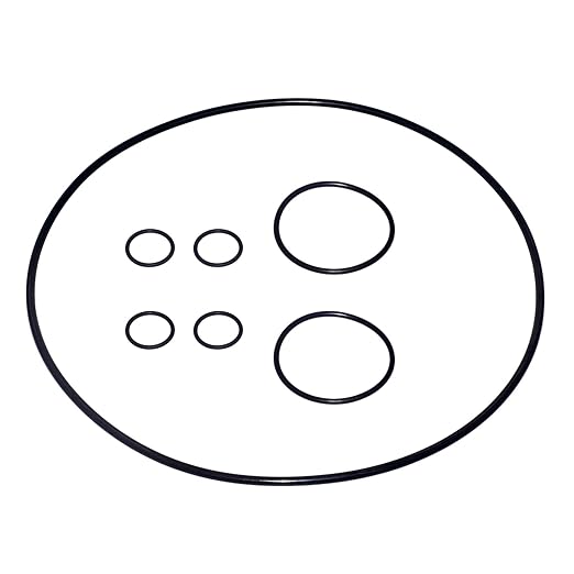 O-Ring Seal Kit Compatible with FX5 and FX6 Canister Aquarium Filter for Fluval A20212 ×4,A20207 ×2, A20210 ×1 Lid and Motor Seals Replacement Parts