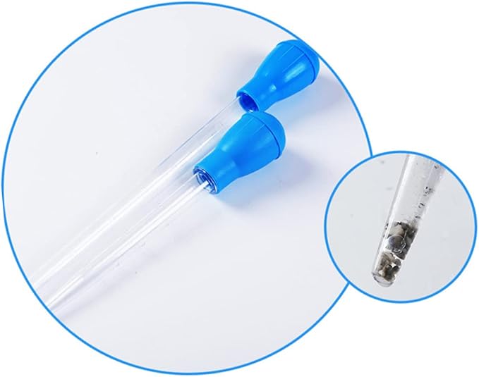 NOLITOY 3sets Coral Feeder Dropper 50ml Aquarium Water Clean and Pipette Cleaner Kit 2pcs*3