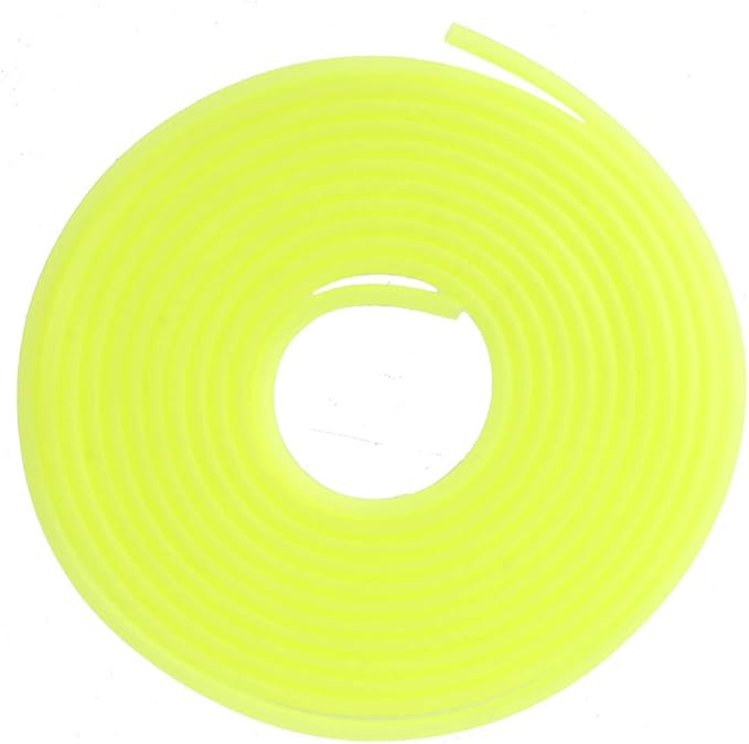AYNEFY Pump Tube Silicone Fish Oxygen Hose Soft Water Hose Silicone Tube to Use Silicone Tubing for Aquarium Accessories Aquarium Air Hose, 196.9inch Aquarium (Yellow)