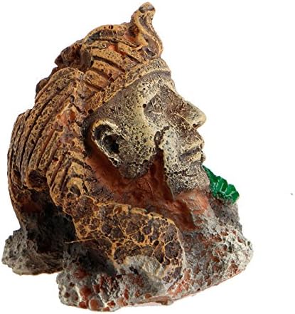 Egyptian Pharaoh Ancient Sphinx Ruins Aquarium Ornament Fish Tank Decoration