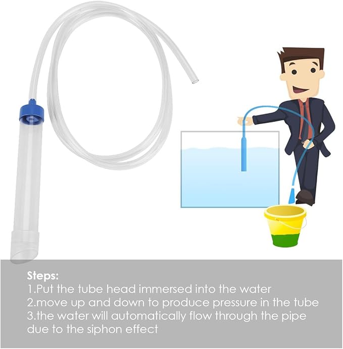 Aquarium Fish Tank Siphon Gravel Cleaner Water Changer for Fish Tank Cleaning Gravel & Sand