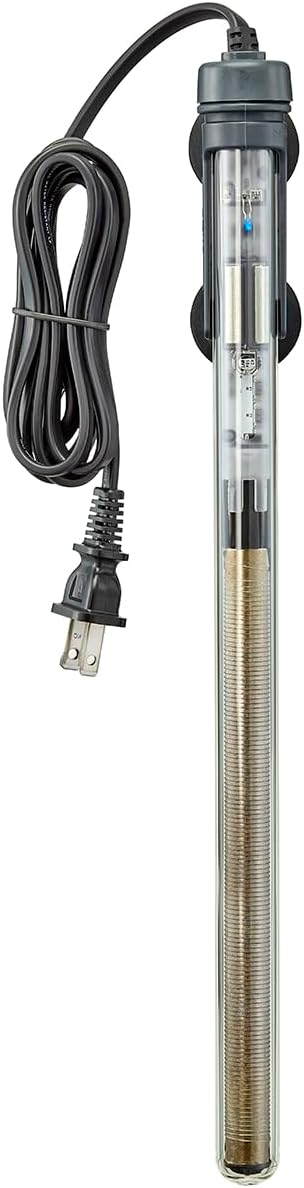 AquaReady 250w Preset Aquarium Heater - Submersible Fish Tank Heater for Freshwater & Saltwater Aquariums, Reliable & Energy Efficient, Compact Design for 53-75 Gallon Tanks