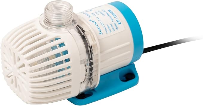 Jecod EP Smart DC Pump with LCD Display Controller for Saltwater Tank (EP-1000M, 317GPH)