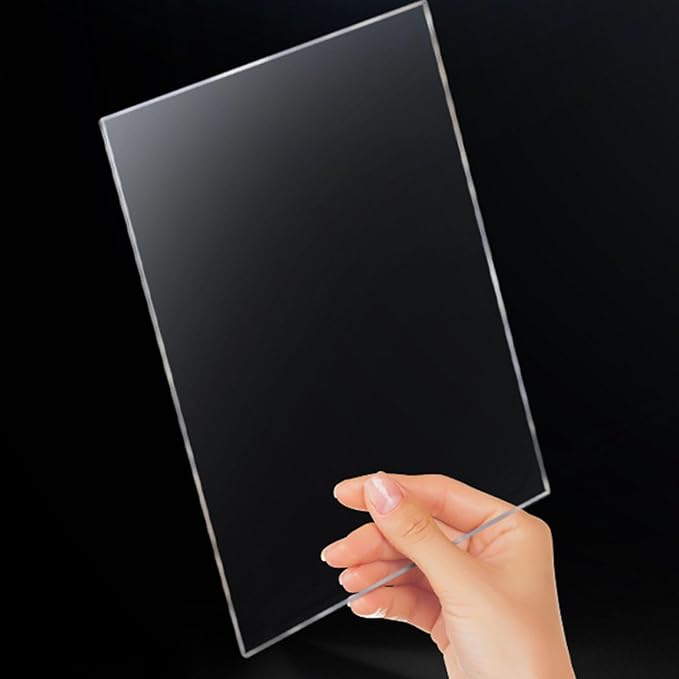 Tank Cover with Feeding Window Acrylic Aquariums Canopy Anti Jump Aquarium Lid Tank Lid, 480x250x4mm