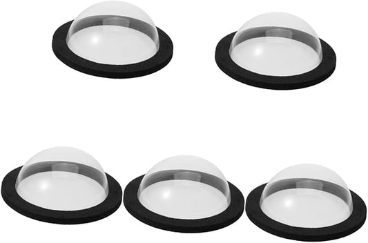 balacoo 5pcs Aquarium Floating Fish Dome for Acrylic Fish Tank Cover Protection for