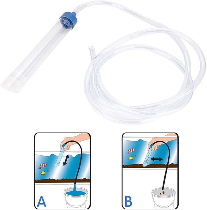 Aquarium Cleaning Pump Kit, Fish Tank Water Changer with Sand Washer, Aquarium Maintenance Tool for Freshwater & Saltwater Tanks
