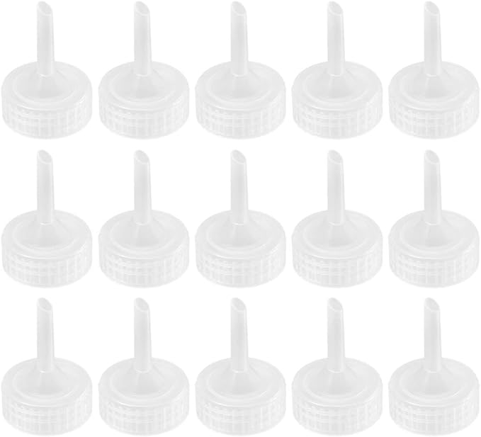 25pcs Brine Shrimp Artemia Hatchery Bottle Adapters Plastic Shrimp Egg Incubator Hatching Bottle Cap for Aquarium Fish Tank Oxygen Parts
