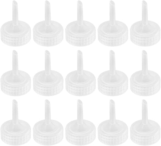 25pcs Brine Shrimp Artemia Hatchery Bottle Adapters Plastic Shrimp Egg Incubator Hatching Bottle Cap for Aquarium Fish Tank Oxygen Parts