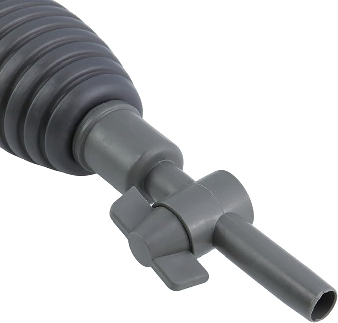 2 Sets Aquarium Siphon Water Changer, 5.6 Ft/67" Gravel Vacuum for Aquarium, Fish Tank Gravel Cleaner with Long Nozzle for Changing Water (Grey)