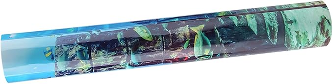 ZJchao PVC Aquarium Background 61 x 30 cm – High-Definition Fish Wallpaper for Freshwater & Saltwater Tanks, & Bubble-, Compatible with Standard Aquarium Sizes