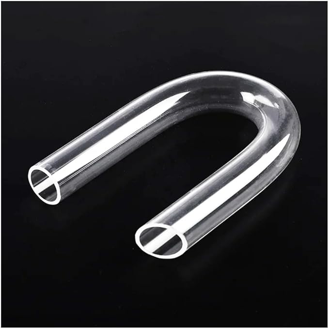 U-Shape Connector, 20~32mm Aquarium Fish Tank U-Shape Air Tube Fittings Clear U-Tube Acrylic Pipe(O.D 25mm,1Pc)