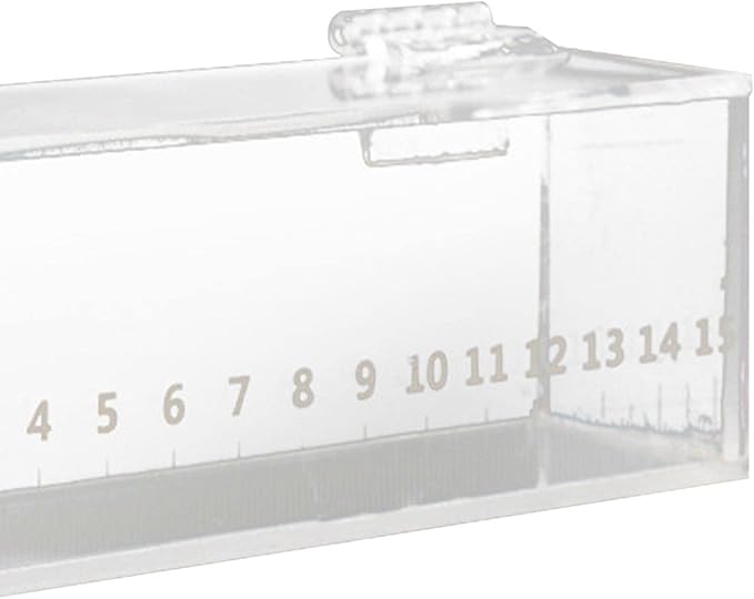 Fishing Fish Viewing Box Acrylic Clear Micro Landscape Fish Tank with Lid Holder Storage Box Photo Box Hatching Boxes with Scale