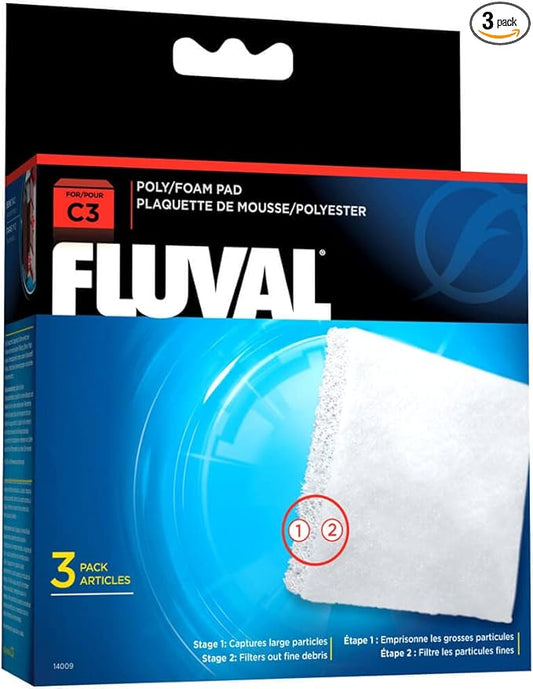 Fluval C3 Poly Foam Pad - 3-Pack