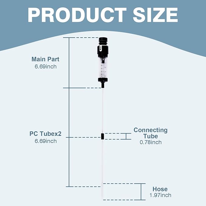 Aquarium Siphon Cleaner for Waste Remover Coral Feeder Fish Feeder, Upgraded 21inch Aquarium Siphon Pipette Sand Cleaner, Fish Tank Feeding Tube