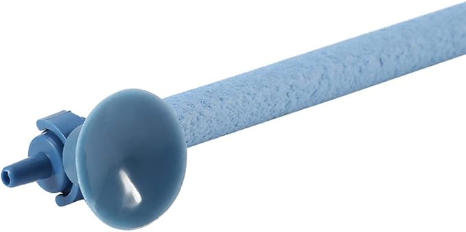 KUIDAMOS 6Sizes Fish Tank Aquarium Air Bubble Aeration Tube,Oxygen Pump Diffuser Accessory, (Plastic,Blue) for Fish Tank Air Pump Accessory (14")
