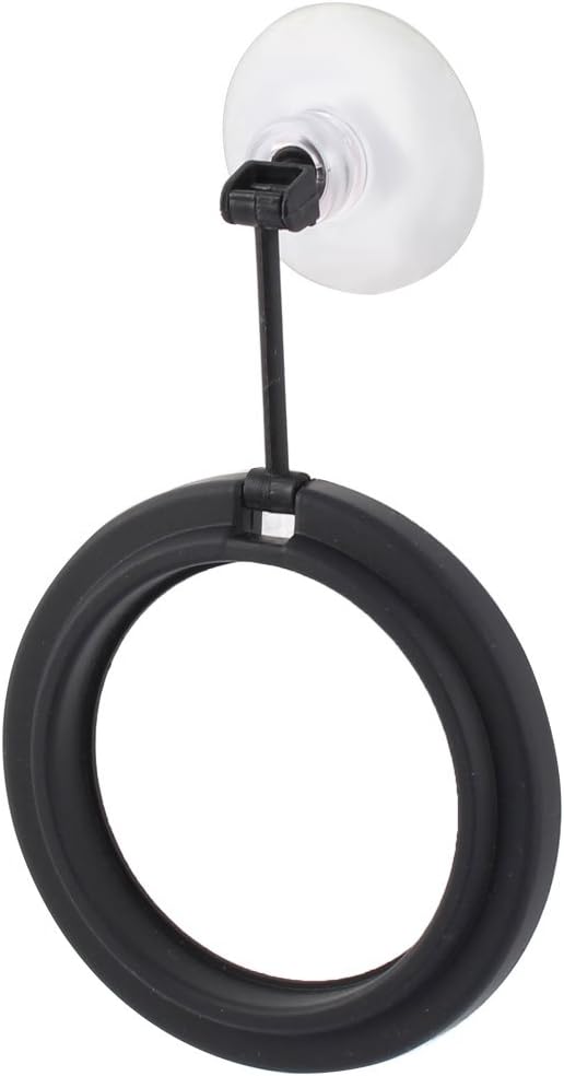 Ruilogod Plastic Aquarium Fish Tank Suction Cup Feeding Ring Black Clear (id: 21d 6d3 07e 379 990