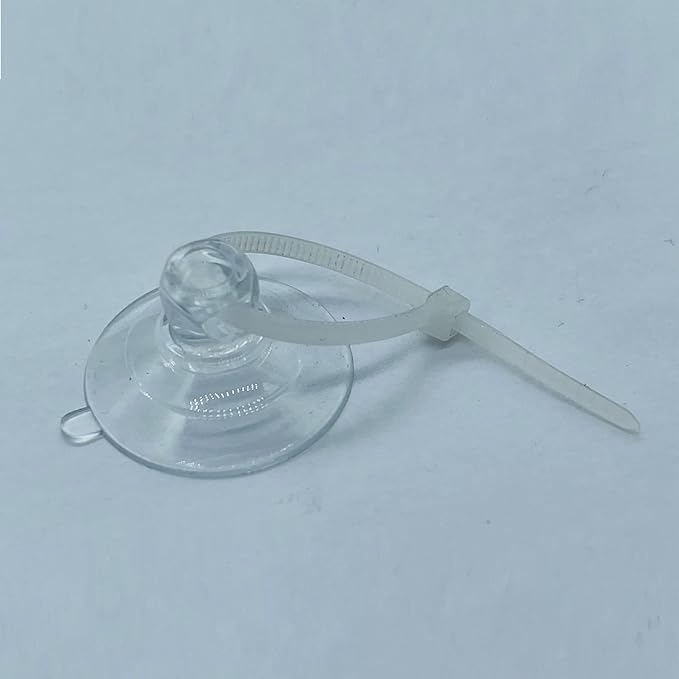 Aquarium Suction Cups, Heavy Duty Aquarium Suction Cups with Adjustable Cable Ties, Dia.1.2"/1.8" Optional (1.8")