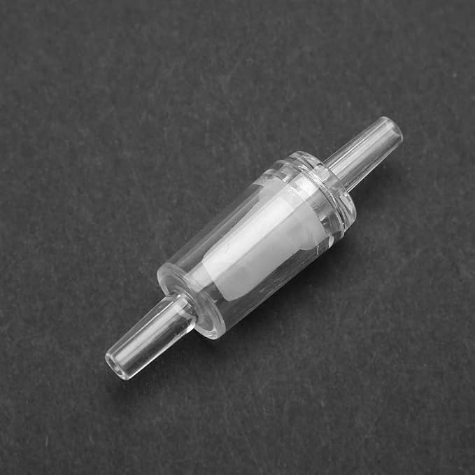 Pssopp 10Pcs Aquarium AirControl Valve One Way Non-Return Check Valve (White)
