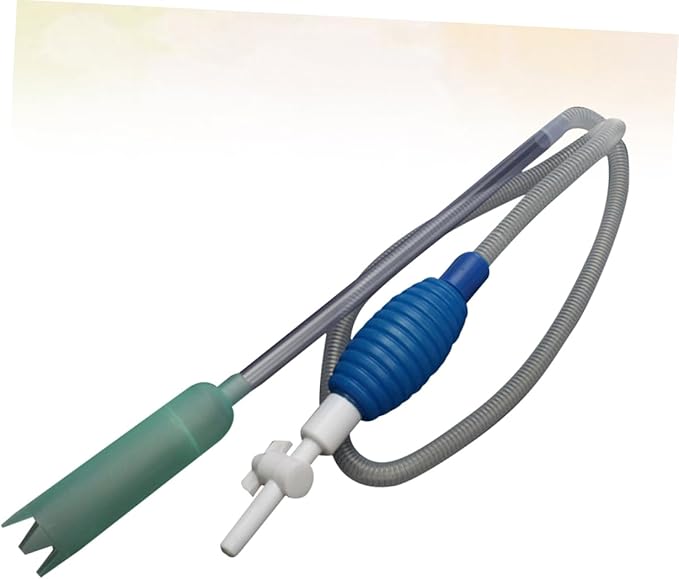 GANAZONO 2m Manual Fish Tank Water Changer Sand Washer Convenient Aquarium Hand Pump for Easy Daily Maintenance for Routine Water Changes