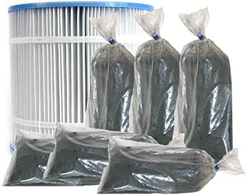 Replacement Cartridge for 325 Filter & Replacement Carbon 6-Pack Bundle