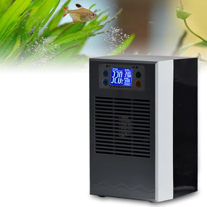 DNYSYSJ Aquarium Chiller, 10 Gallon Fish Tank Cooler, Compact, Quiet, 35L, Intelligent Temperature Control