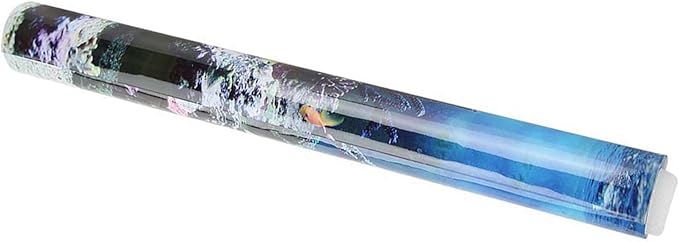 Fish Tank Poster, PVC Adhesive Fish Tank Decorations Pictures Aquarium Fish Tank Background Poster Underwater Backdrop Decoration Paper (122 * 61cm)