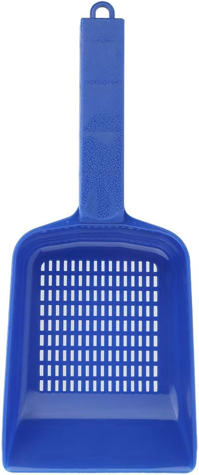 Fish Tank Cleaning Tool Sturdy ABS Plastic Water Leaking Sand Shovel for Aquarium Maintenance and Easy Water Drainage, Nonslip Handle, 10.04x4.13 Inches