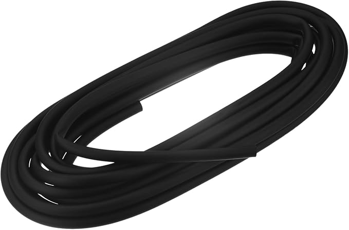 uxcell Aquarium Airline Tubing Hose 5/32" ID 15/64" OD 1Pcs 13.12 Ft Silicone Flexible Airline Tubing for Fish Tank, Terrariums, and Hydroponics, Black