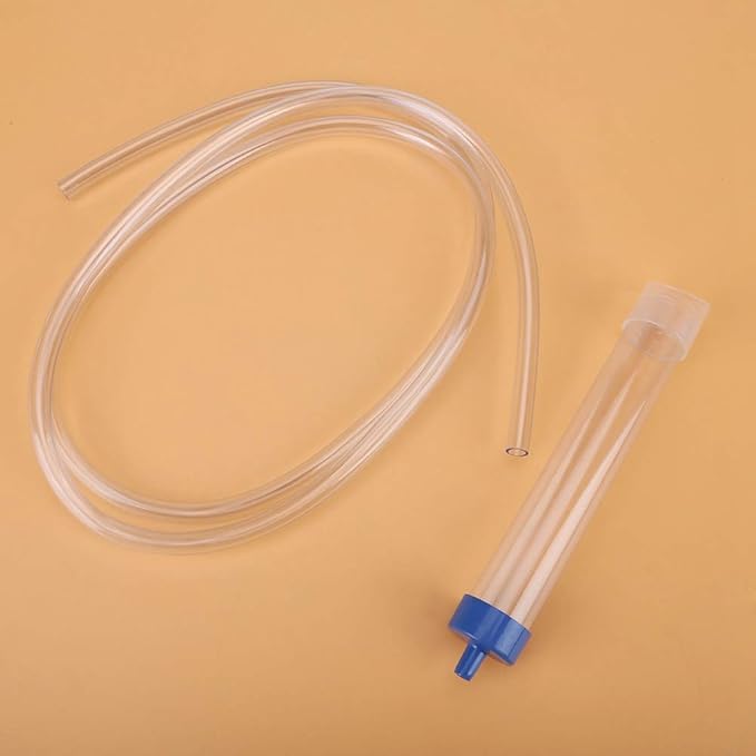 VINGVO Aquarium Siphon, Aquarium Siphon Tube, Special Tube Head Design Durable PVC Nontoxic Pet Small Size Tank