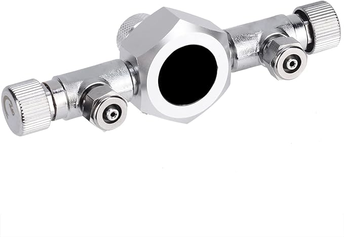 KIMISS Multi Ways Distributor Aquarium Regulator CO2 Splitter Valve Fish Multi Ways Distributor (2 Passes)