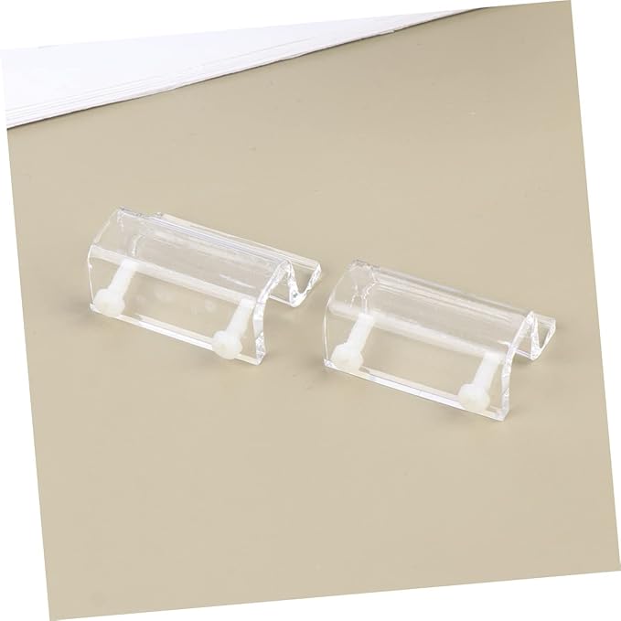 BESPORTBLE 8pcs Acrylic Fish Tank Support Bracket for Open Aquariums Holder for Pet Tanks Suitable for Thickness Heat Preservation