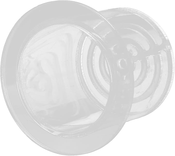 Acrylic Transparent Feeder Cover, Fish Tank Protection Cover, Breeding Protection Cover with Ring Base for Blocking Fish and Sand, Compatible with 20mm 25mm Drain