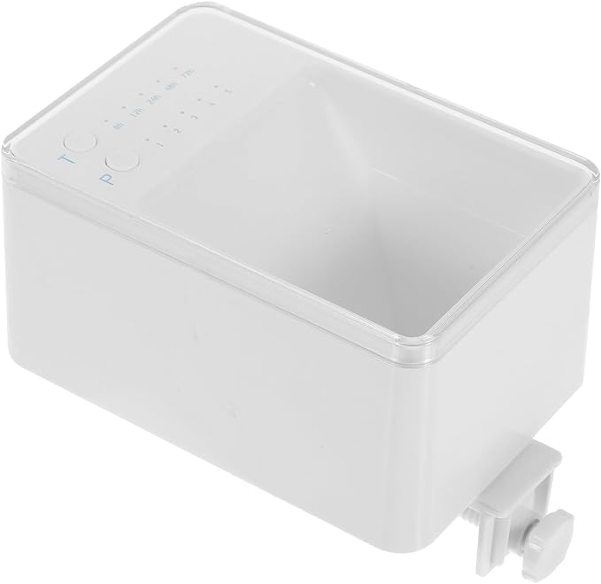 Artibetter Automatic Fish Feeder for Aquarium Tank Programmable Timer Fish Food Dispenser Small Plastic for Vacation and Daily Aquarium Feeding