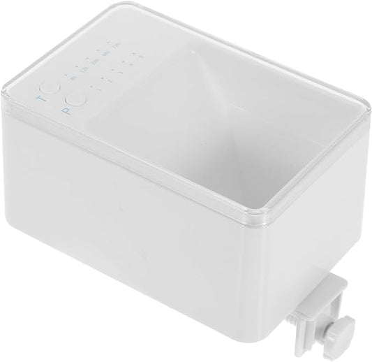 Artibetter Automatic Fish Feeder for Aquarium Tank Programmable Timer Fish Food Dispenser Small Plastic for Vacation and Daily Aquarium Feeding
