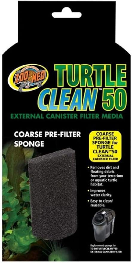 Zoo Med Turtle Clean 50 Coarse Pre-Filter Sponge