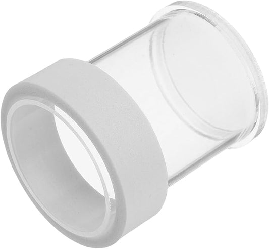 VOSAREA Aquarium Fish Feeder Tube Floating Shrimp Feeding Dish Semi-Automatic White Large Fish Tank Feeder Brine Shrimp Feeding