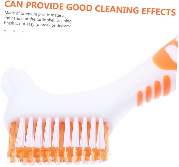 2Pcs Turtle Shell Cleaning Brush Aquatic Tortoise Shell Mud Brush Multi-Functional Double-Sided Brushes for Household Cleaning