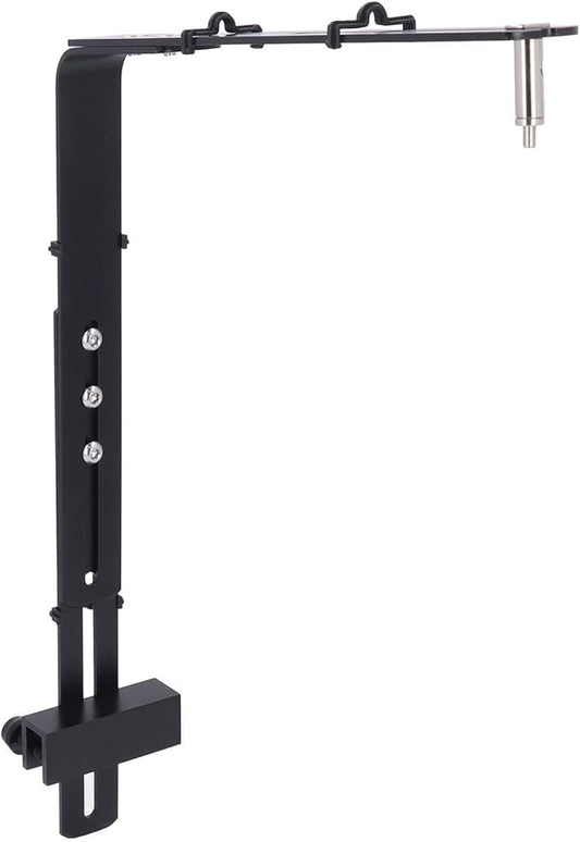 Focket Aquarium Light Holder, Black, Aluminum, Modern, Bracket Mount, 1 Light Source