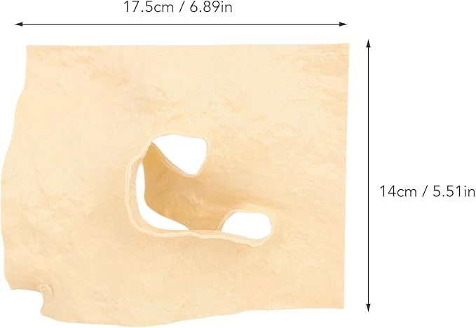 Zerodis 3D Aquarium Cave Decor Ornaments Rock Decor Small Fish Bowl Hide Decoration Exquisite Fish Landscape Hideaway Ornament for Home 3D Aquarium Cave (Sand Yellow)
