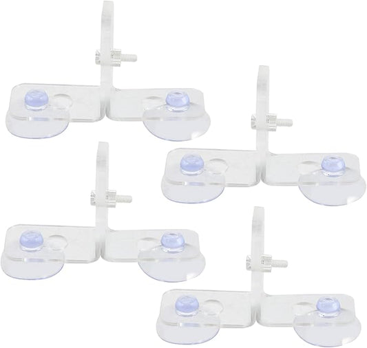 4 Sets Aquarium Fish Tank Divider Suction Cup Sucker Holders Aquarium Egg Crate Diffuser for Mixed Breeding Fish Tank Bottom