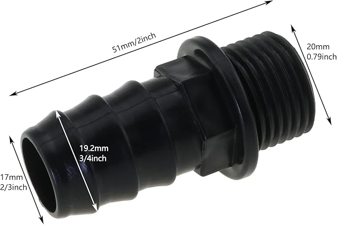 5IN1 Nozzles Kit for Fountain Pump, Aquarium, Fish Tank, Pond, Hydroponics, Statuary Accessories 5 Sizes