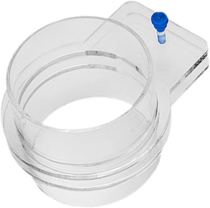 Fish Feeder, Clear Fish Feeding Ring Food Feeder, Prevent Fish Food from Spreading for Fish Tank, Aquarium, 100mm