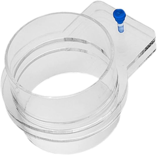 Fish Feeder, Clear Fish Feeding Ring Food Feeder, Prevent Fish Food from Spreading for Fish Tank, Aquarium, 100mm