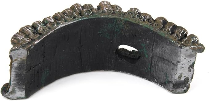 ORFOFE Aquarium Fish Tank Resin Bridge Ornament Decorative Landscape Arch for Aquatic Environments for Fish Tank Decoration and Aquascaping