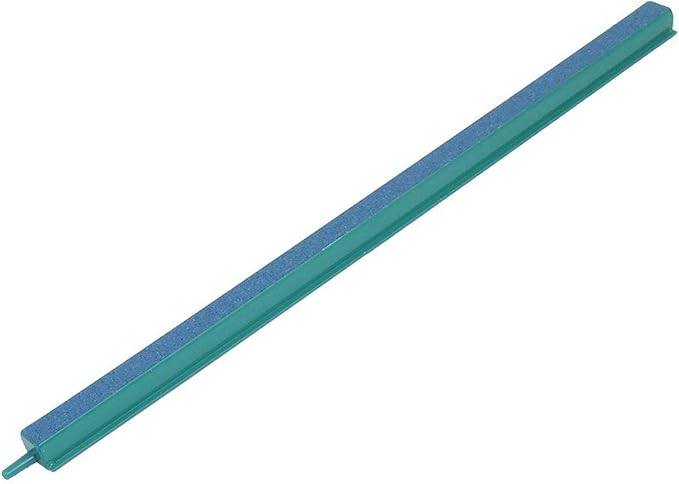 XMHF Aquarium Fish Tank Air Bubble Release Airstone Bar 14" Green Blue