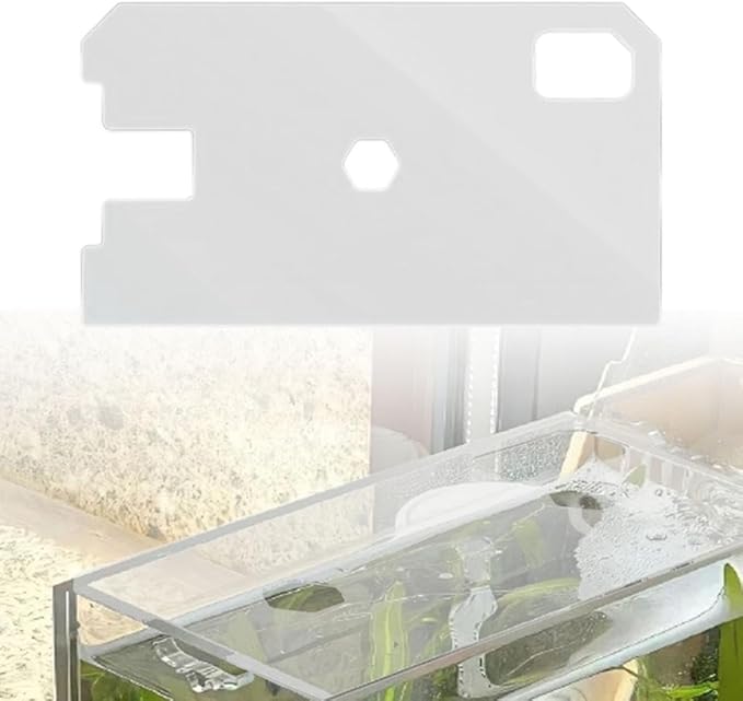 Tank Cover with Feeding Window Acrylic Aquariums Canopy Anti Jump Aquarium Lid Tank Lid, 280x150x4mm